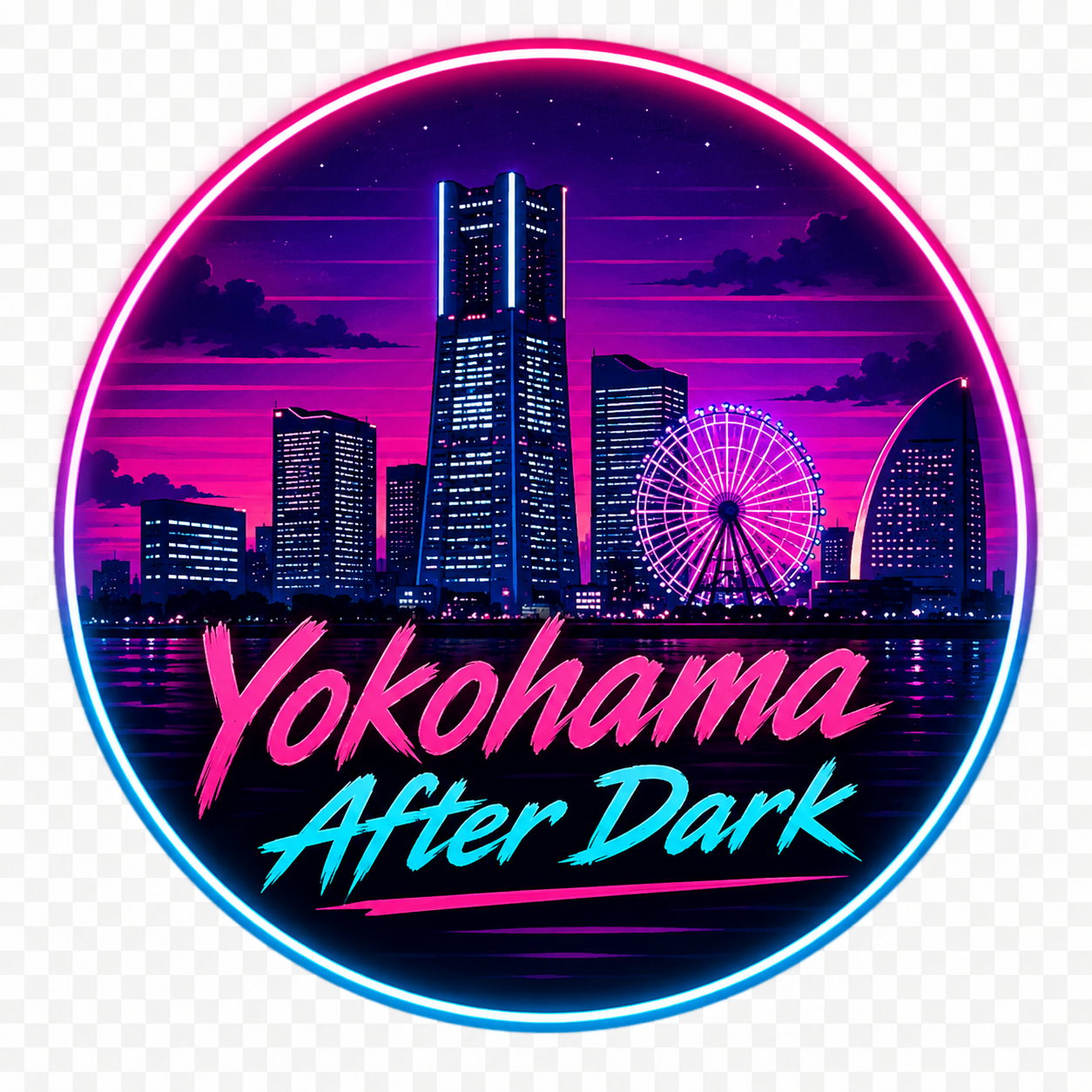 Yokohama After Dark circular logo